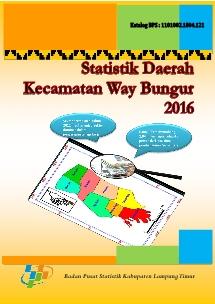 Regional Statistic Of Way Bungur Subdistrict 2016