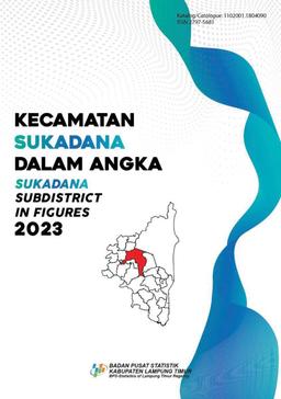 Sukadana Subdistrict In Figures 2023