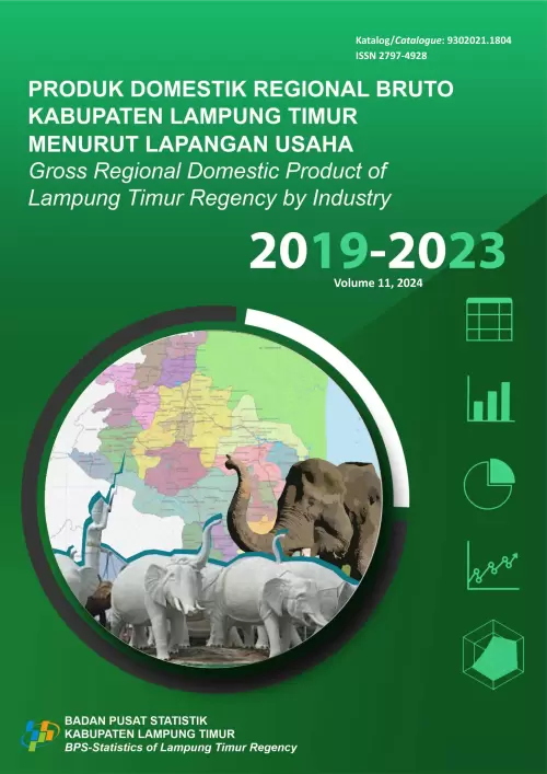 Produk Domestik Regional Bruto Kabupaten Lampung Timur Menurut Lapangan Usaha 2019-2023